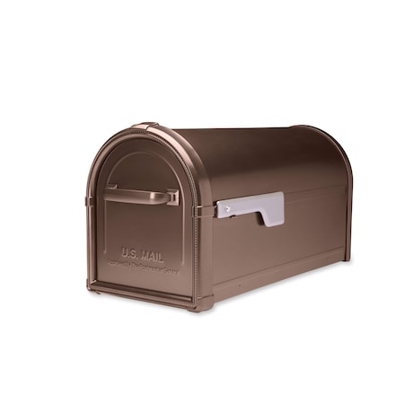 Architectural Mailboxes Mailbox, Copper, Post Mount, Large 5593C-CG-10